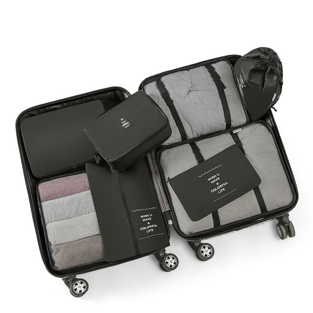 8 Piece Travel Organizer set