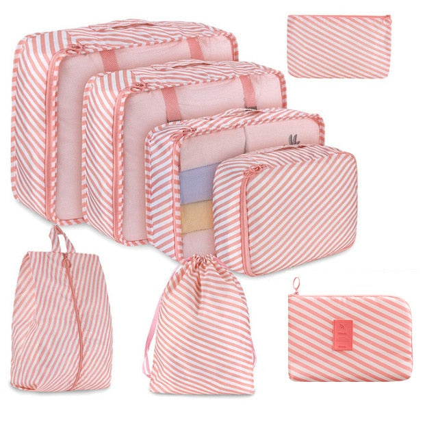 8 Piece Travel Organizer set