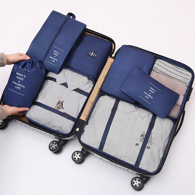 8 Piece Travel Organizer set